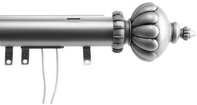 InStyleDesign Stately Decorative Traverse Rod with Center Open Sliders