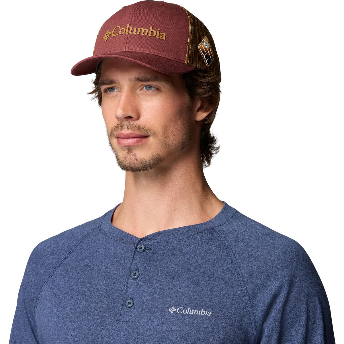 Columbia Mesh Snap Back Hat red rocks, delta, desert side hit (682) O/S 165254-1652541-682-O/S