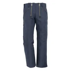 Zunfthose Zwirn-Doppel-Pilot "OLE" Hamburger Streifen - 52 - Blau