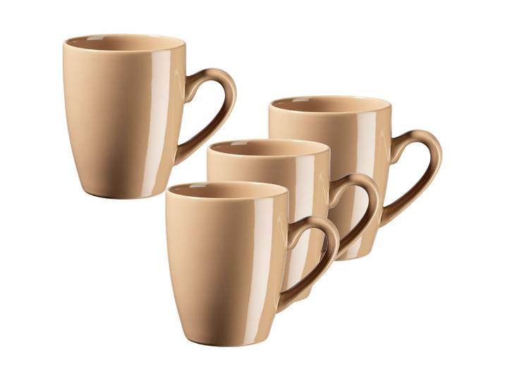 Kaffeebecher-Set Inoda Sand Steinzeug 4 Stk - Kaffeebecher-Set
