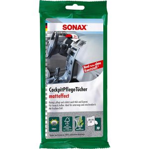 Sonax Reinigungstücher 04158000, matteffect, feucht, für Fahrzeuginnenraum, im Softpack, 10 Tücher