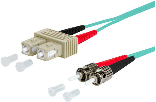 BTR NETCOM Câble duplex SC/ST 50,0 OM3 1m 151J1EOAO10E ; Metz Connect (151J1EOAO10E)