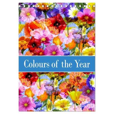Colours of the Year (Desk Calendar 2027 DIN A5 portrait), CALVENDO 12 Month DeskCalendar