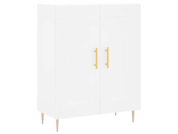 Kaorsrow Sideboard Weiß 69,5x34x90 cm Kommode Holzwerkstoff Flurschrank Zeitlose Kommode in Weiß für Schlafzimmer und Wohnzimmer. Stabile Konstruktion mit viel Stauraum und robuster Ablage.