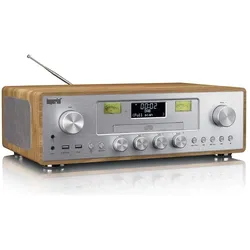 Imperial Dabman 280CDWDSI (DAB, DAB+, FM, Bluetooth), Radio, Silber, Braun