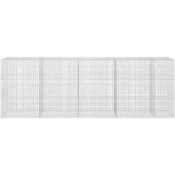 vidaXL, Steinkorb, Gabion mit 5 mm Draht und 5x5 cm Maschen 450x30x150 cm