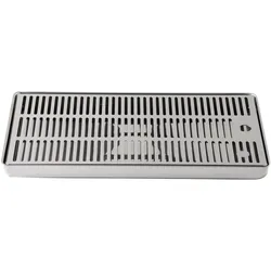 Tropfblech Tropfschale Abtropfblech Tropfkasten BieTal® 30x18x2,7cm Edelstahl