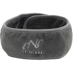CNC Cosmetic Haarband in silbergrau - mit gesticktem CNC-Logo 1 Stk.