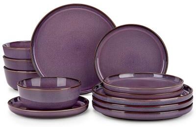 vancasso SATA 16/18/24 Piece Stoneware Dinnerware Set Service for 4/6
