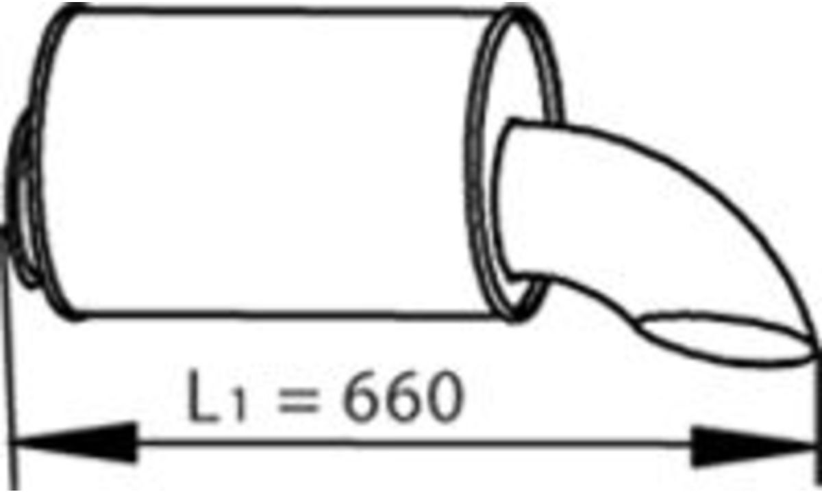 Endschalldämpfer DINEX 81722