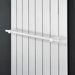 XIMAX Handtuchstange gerade für Paneelheizkörper 445 mm weiss - 445 mm