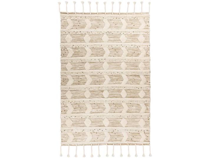 Tapis fait main à franges en laine 120x180cm