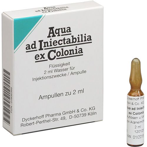 Aqua AD iniectabilia ex Colonia Ampullen 10x2 ml