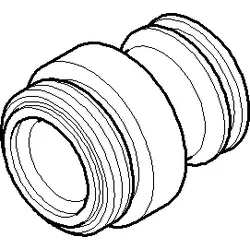 Dornbracht Nippel 0924031622090 09240316220 D.25 x 30mm