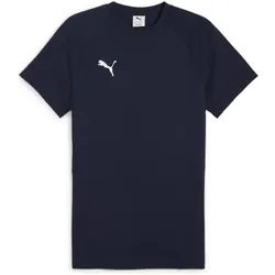 Puma, Herren, Sportshirt, teamEVOSTRIPE Tee (XS), Blau, XS