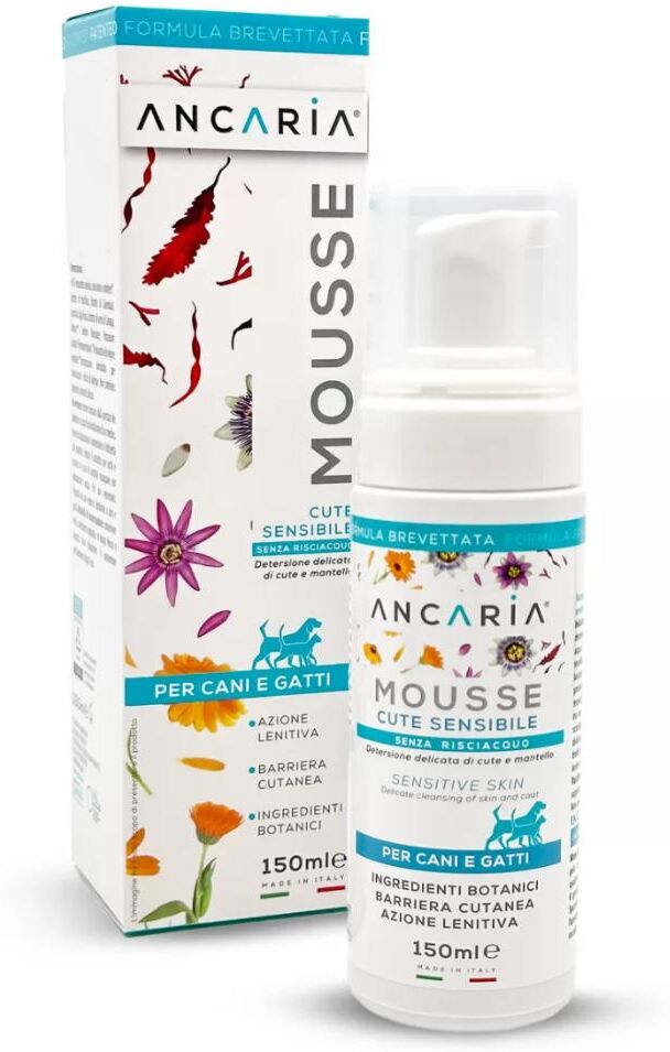 Ancaria Mousse Detergente per Cani e Gatti 150ML