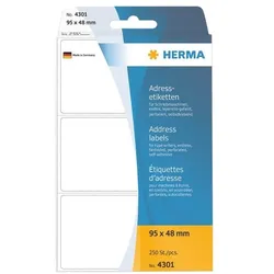 Herma 250er-Pack Adressetiketten »4301« weiß
