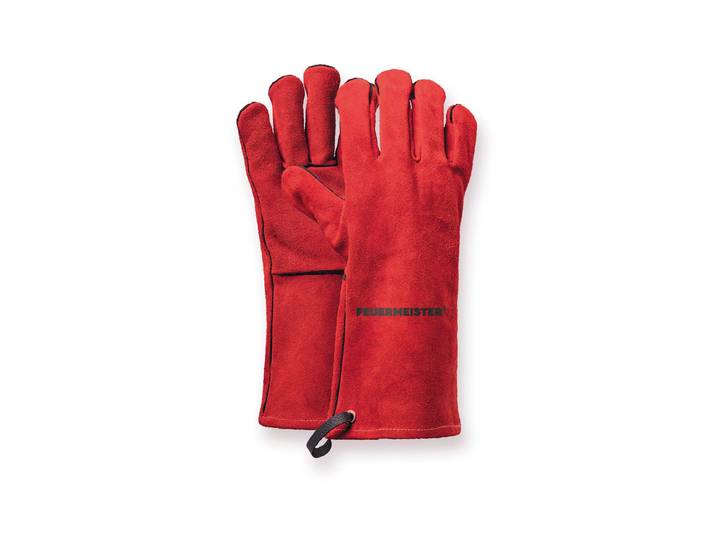 Grillhandschuhe Feuermeister Premium BBQ Rot, Grösse 10 , rot, Materialmix, Topflappen, Grillhandschuhe