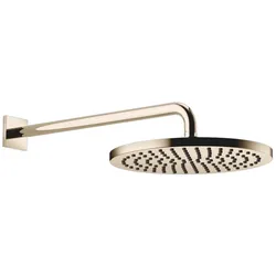 Dornbracht Regenbrause SERIENSPEZIFISCH, 300 mm, Champagne (22kt Gold), mit FlowReduce, PURE RAIN, Leerlauf-Funktion und Antikalk-System