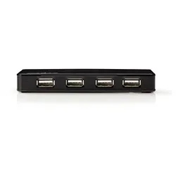 Nedis USB-Hub - USB-A Male - USB-A Female - 7-Port port(s) - USB 2.0 - Netzstromversorgung / Stromversorgung über USB - 7x USB