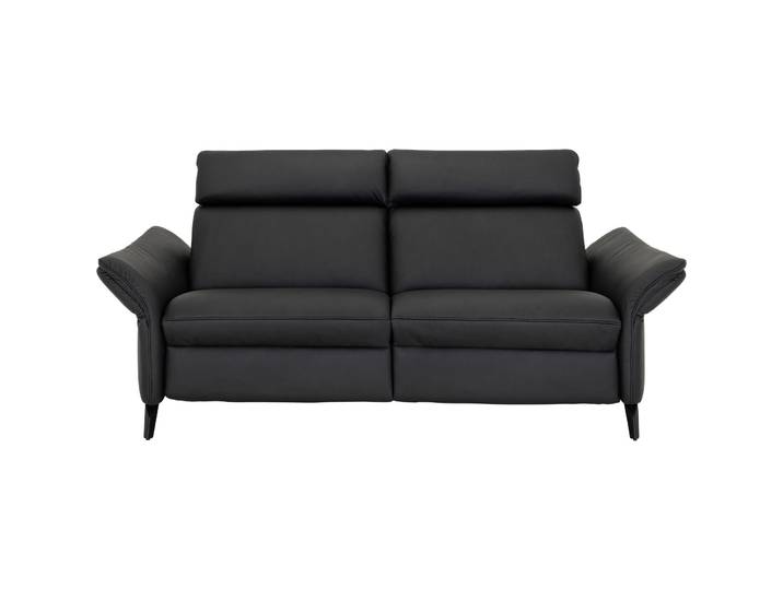 Sofa Jacob Leder schwarz B 188 T 97 cm - Möbel Konfigurator: Traummöbel individuell zusammenstellen