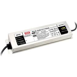 MEAN WELL LED Treiber LED-Treiber Konstantstrom 239.4 W 350 - 700 mA 114 - 228 V/DC Montage auf entflammbaren Oberflächen, Möbelzulassung, Outdoor, ELG-240-C1050A-3Y