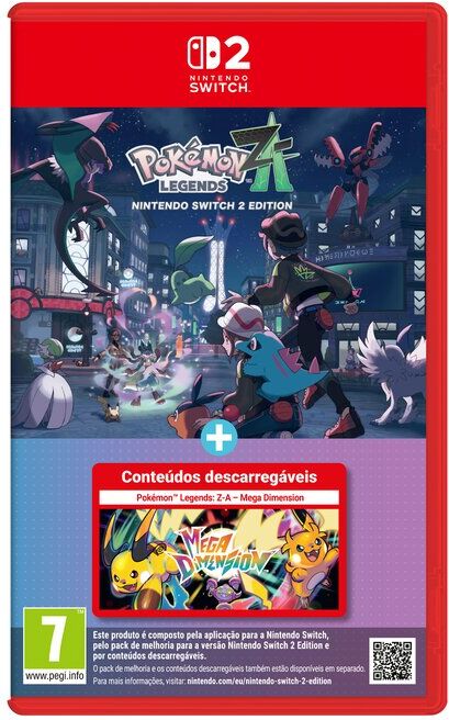 Nintendo JOGO SWITCH 2 POKEMON LEGENDS ZA + DLC