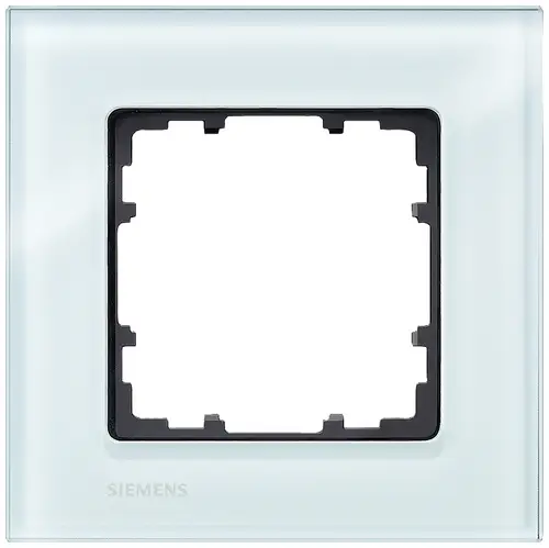 Siemens Schalterprogramm 1fach Rahmen Delta Glas 5TG12010 1St.