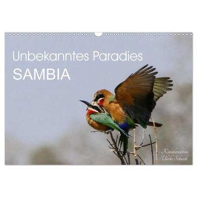 Unbekanntes Paradies Sambia (Wandkalender 2027 DIN A3 quer), CALVENDO Monatskalender