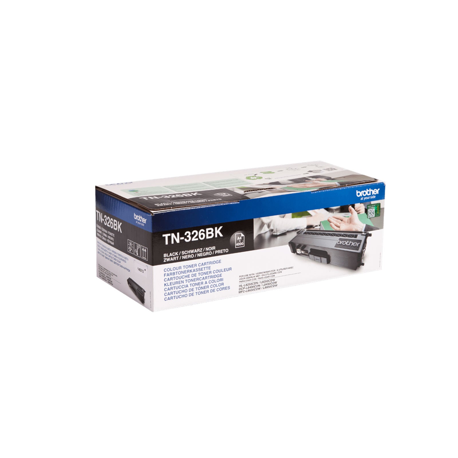 Brother TN-326BK tonercartridge, zwart