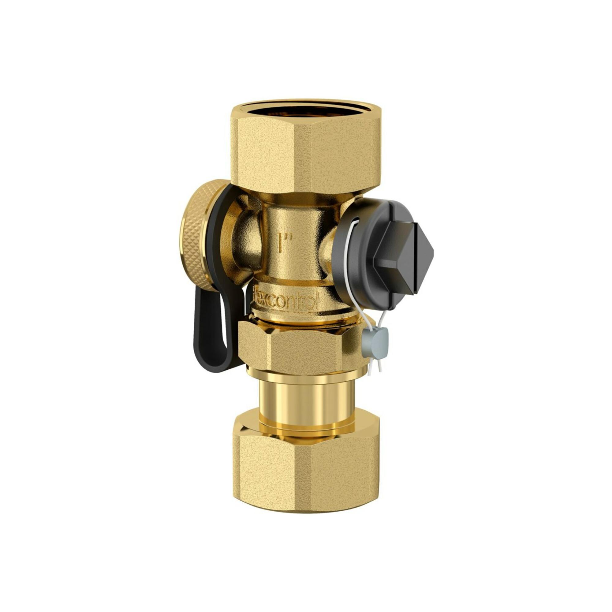 Flamco Kappenventil FlexControl Rp 1xG 1 F, mit Überwurfmutter (22390)