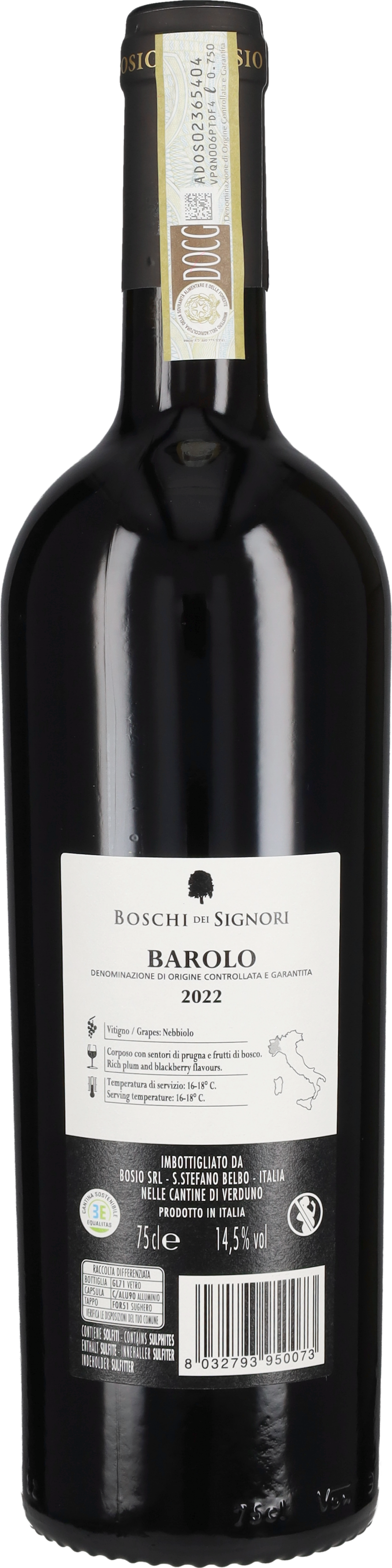 Barolo Bosio - Boschi dei Signori 2022