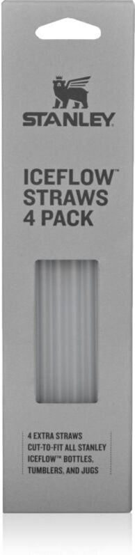 Stanley The Quencher Tumbler Straws extra straws 1180 ml Clear 4 pc