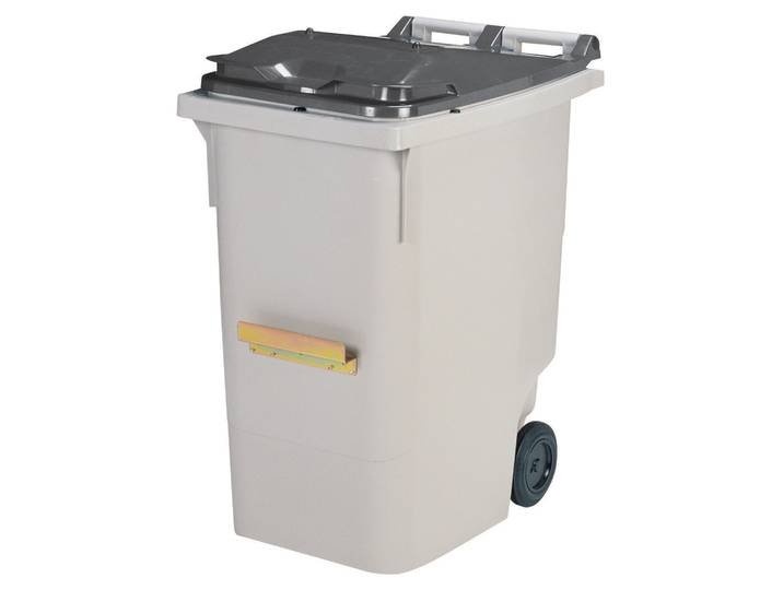 Conteneur 2 roues Rossignol prise ventrale gris 120 L