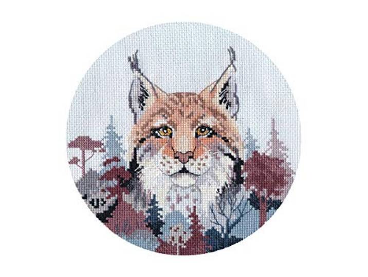 Oven Cross Stitch Kit - Miniatuur Lynx