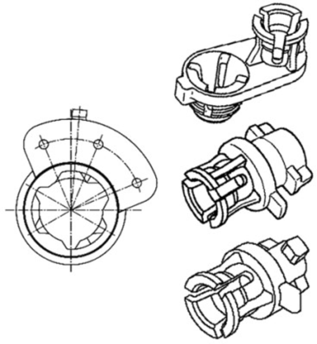 Hella Supporto, attuatore di livellamento dei fari 8HG 183 586-001