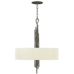 Hängeleuchte Deckenlampe Pendelleuchte Stahl Bronze D 61 cm Esszimmerlampe