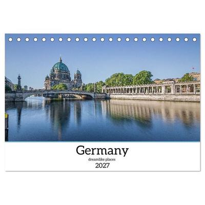 Germany dreamlike places (Desk Calendar 2027 DIN A5 landscape), CALVENDO 12 Month DeskCalendar