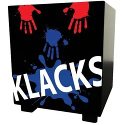 Baff Klacks Trommelhocker Schwarz Cajon für Kinder (Cajon, Perkussion), Perkussion, Schwarz