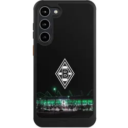Nivocase Hülle für Samsung Galaxy S23+ Handyhülle NIVOcore Case Schwarz Borussia Mönchengladbach (Samsung Galaxy S23+), Smartphone Hülle, Schwarz