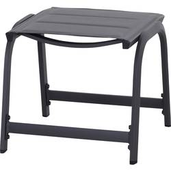 Siena Garden Tesoro P11778 Gartenhocker Aluminium Anthrazit (matt), Grau