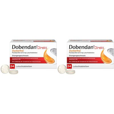 Dobendan Direkt zuckerfrei Flurbiprofen 8,75mg Lut 2x24 St Lutschtabletten