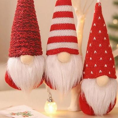 Uplifted Finds Christmas Faceless Knitted Dwarf Pendant f