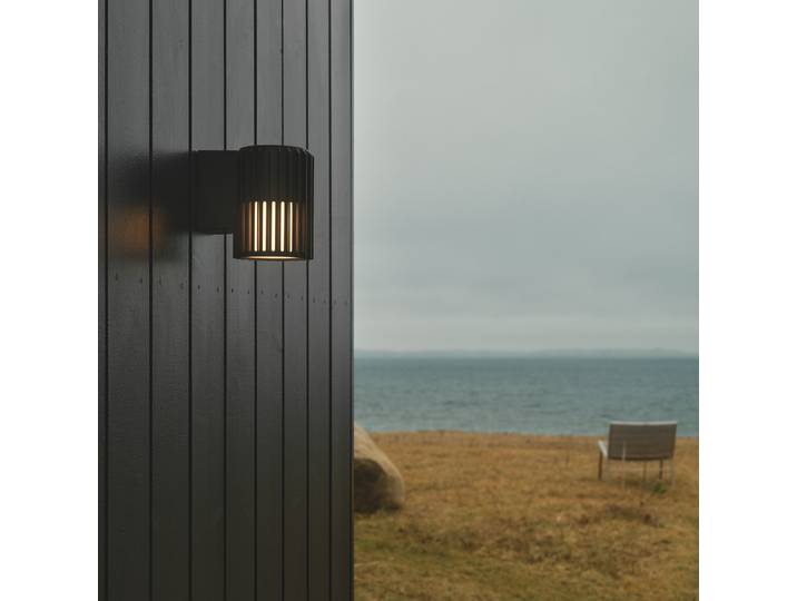 Aludra Applique Murale d'Extérieur Seaside Black - Nordlux - Aluminium - À ampoule unique