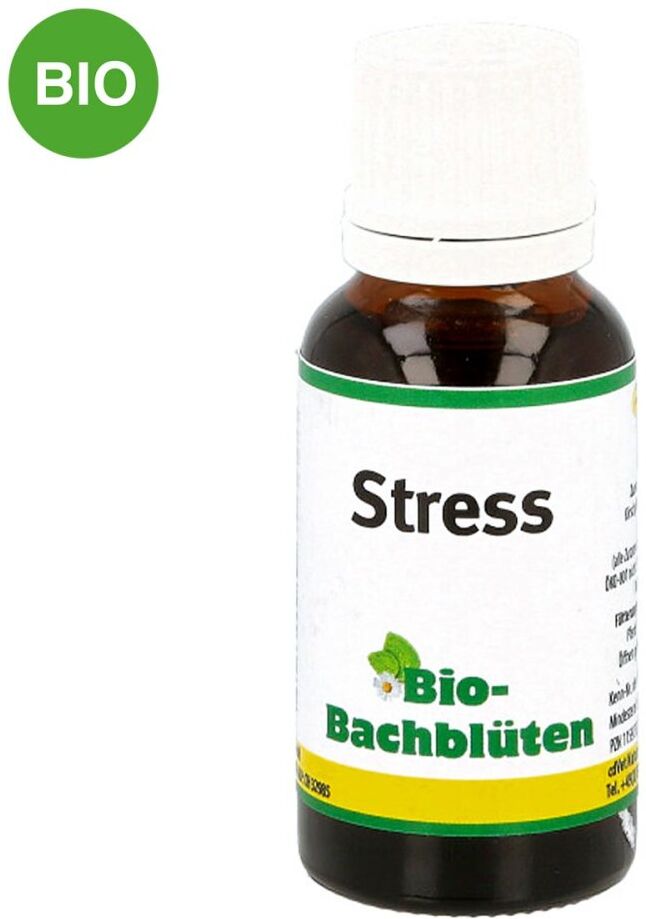 Bio Bachblüten Stress Tropfen für Hund/Katze/Pferd 20ml