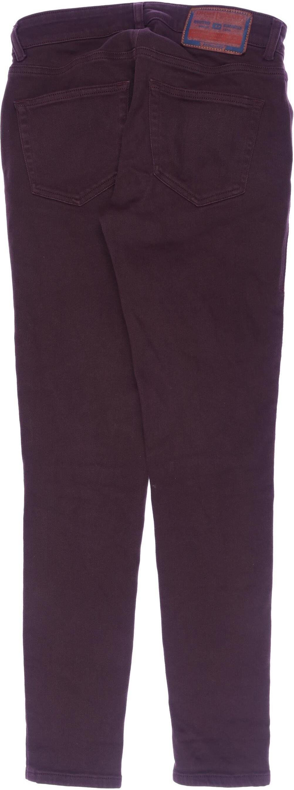 Diesel Damen Jeans, Bordeaux, Gr. W26, Baumwolle / Elasthan - Second Hand