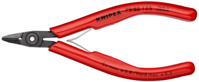 KNIPEX 75 52 125 Pince coupante latérale électronique brunie 125 mm (75 52 125)