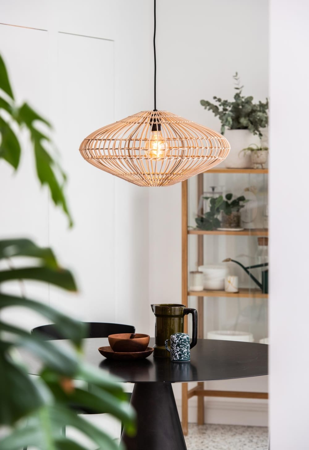 Lucide Suspension rotin diamètre 56cm beige Beige 0x160cm