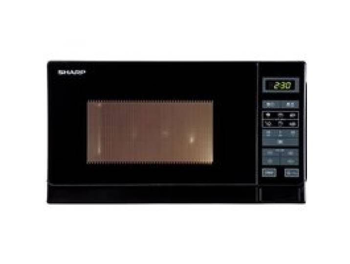 SHARP R-242BKW Micro ondes monofonction noir - 20 L - 800 W - Pose libre