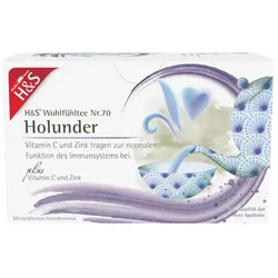 H&S Holunder m.Vitamin C und Zink Filterbeutel 20X2.5 g